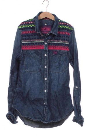 Damska koszula Superdry, Rozmiar XS, Kolor Niebieski, Cena 10,00 zł