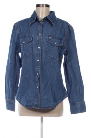 Дамска риза Tommy Jeans, Размер L, Цвят Син, Цена 80,78 €