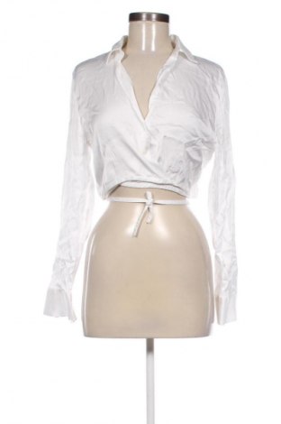 Γυναικείο πουκάμισο Zara, Μέγεθος L, Χρώμα Λευκό, Τιμή 17,99 €