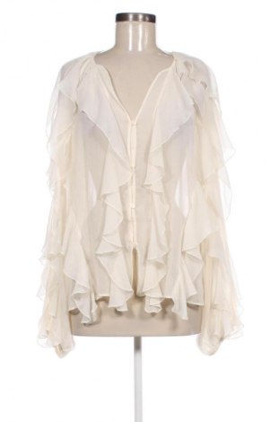 Cămașă de femei Zara, Mărime L, Culoare Ecru, Preț 76,99 Lei