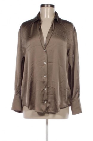 Дамска риза Zara, Размер M, Цвят Зелен, Цена 23,99 лв.