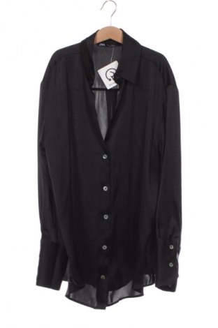 Cămașă de femei Zara, Mărime XS, Culoare Negru, Preț 71,05 Lei