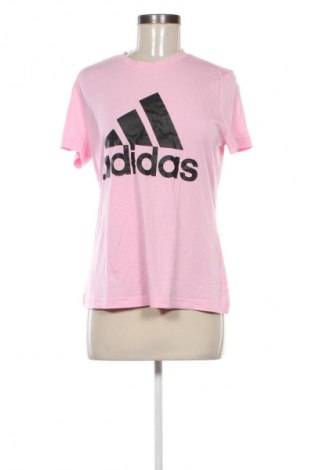 Damski T-shirt Adidas, Rozmiar L, Kolor Różowy, Cena 82,99 zł