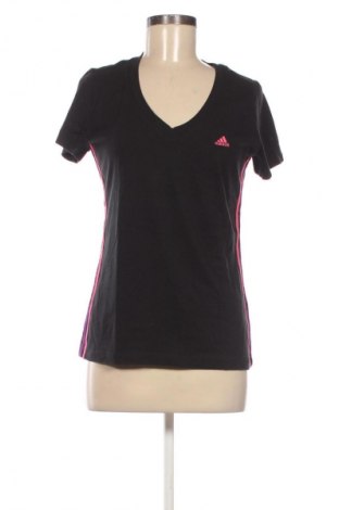 Damski T-shirt Adidas, Rozmiar L, Kolor Czarny, Cena 85,99 zł