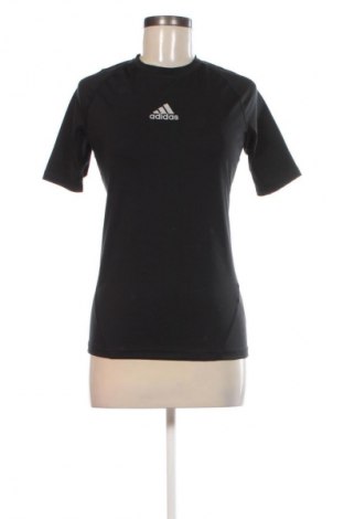 Damen T-Shirt Adidas, Größe S, Farbe Schwarz, Preis 19,99 €