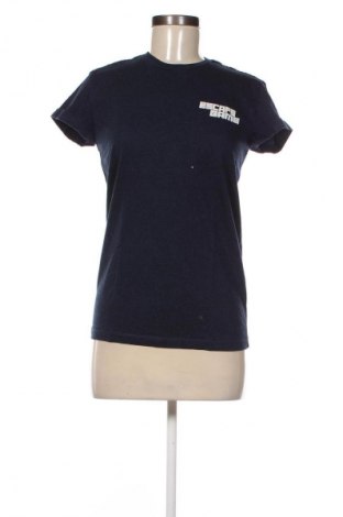 Damski T-shirt Bershka, Rozmiar XS, Kolor Niebieski, Cena 39,05 zł