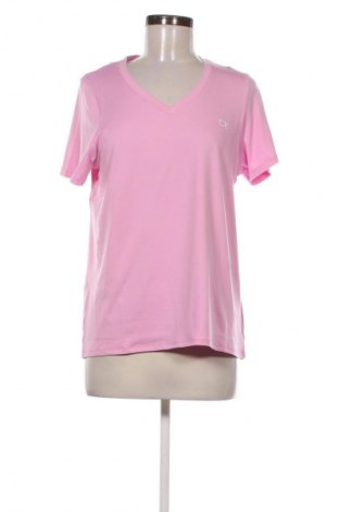 Дамска тениска Calvin Klein, Размер M, Цвят Розов, Цена 62,99 лв.