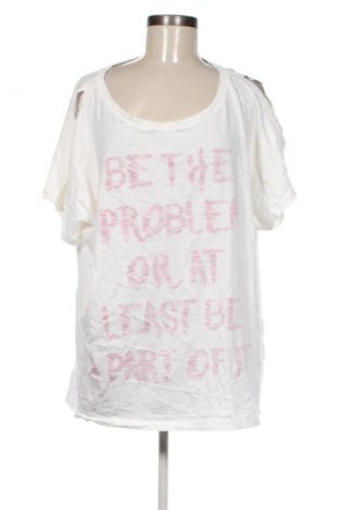 Дамска тениска Clockhouse, Размер 5XL, Цвят Бял, Цена 15,99 лв.