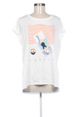 Damski T-shirt Esprit, Rozmiar XL, Kolor Biały, Cena 58,99 zł