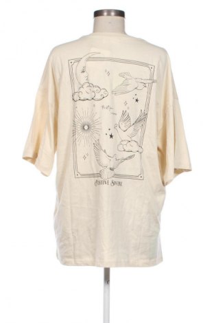 Damski T-shirt Even&Odd, Rozmiar M, Kolor Beżowy, Cena 75,99 zł