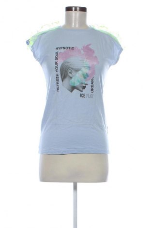 Γυναικείο t-shirt Gilmar, Μέγεθος S, Χρώμα Μπλέ, Τιμή 9,21 €
