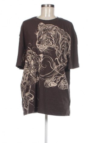 Дамска тениска Guess, Размер L, Цвят Кафяв, Цена 58,99 лв.