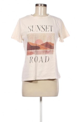 Γυναικείο t-shirt H&M, Μέγεθος S, Χρώμα  Μπέζ, Τιμή 15,55 €