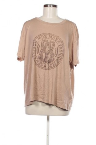 Tricou de femei MOS MOSH, Mărime XL, Culoare Bej, Preț 84,99 Lei