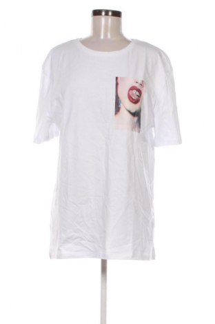 Tricou de femei NA-KD, Mărime L, Culoare Alb, Preț 47,40 Lei