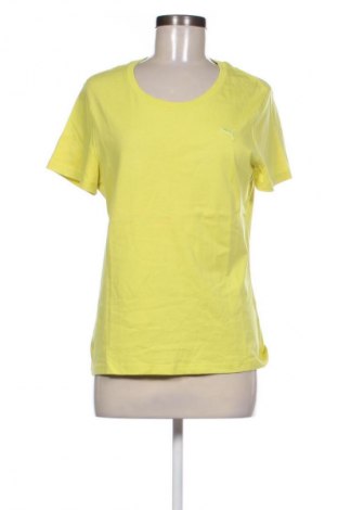 Γυναικείο t-shirt PUMA, Μέγεθος L, Χρώμα Κίτρινο, Τιμή 14,00 €