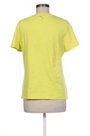 Γυναικείο t-shirt PUMA, Μέγεθος L, Χρώμα Κίτρινο, Τιμή 14,00 €