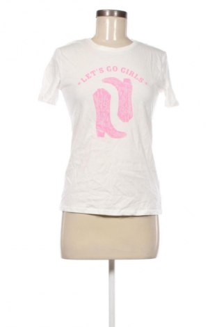 Damski T-shirt Pepco, Rozmiar XS, Kolor Biały, Cena 39,31 zł