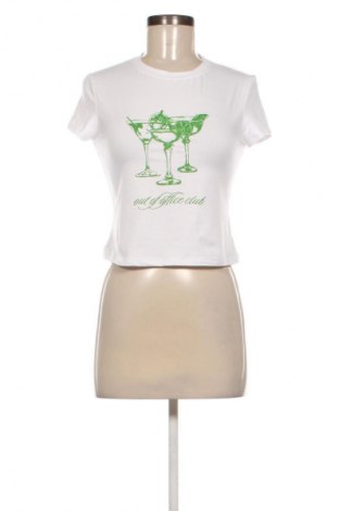 Damski T-shirt SHEIN, Rozmiar S, Kolor Biały, Cena 39,31 zł