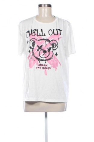 Дамска тениска SHEIN, Размер XL, Цвят Бял, Цена 17,10 лв.