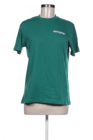 Damen T-Shirt Sixth June, Größe S, Farbe Grün, Preis 11,99 €