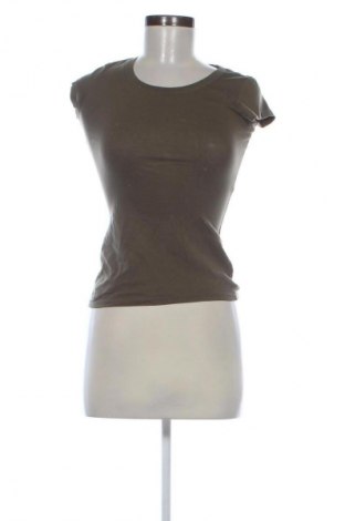 Γυναικείο t-shirt Terranova, Μέγεθος XS, Χρώμα Πράσινο, Τιμή 8,70 €