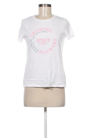 Дамска тениска Tom Tailor, Размер S, Цвят Бял, Цена 17,99 лв.