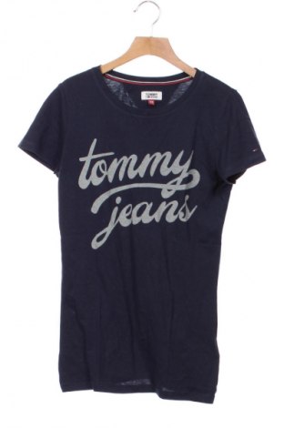 Damski T-shirt Tommy Jeans, Rozmiar XS, Kolor Niebieski, Cena 91,99 zł
