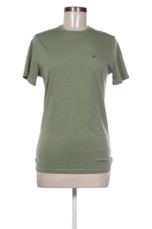 Дамска тениска Tommy Jeans, Размер XXS, Цвят Зелен, Цена 77,99 лв.