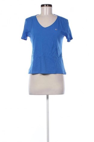 Γυναικείο t-shirt Tommy Jeans, Μέγεθος S, Χρώμα Μπλέ, Τιμή 17,39 €