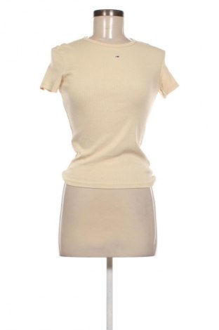 Damen T-Shirt Tommy Jeans, Größe XS, Farbe Beige, Preis € 51,99