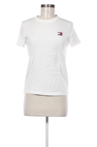 Дамска тениска Tommy Jeans, Размер S, Цвят Бял, Цена 34,99 лв.