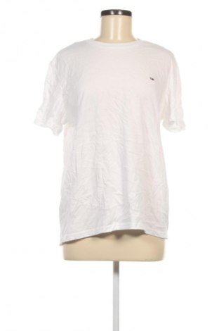 Damski T-shirt Tommy Jeans, Rozmiar XL, Kolor Biały, Cena 207,99 zł
