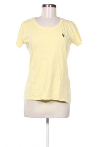 Damski T-shirt U.S. Polo Assn., Rozmiar L, Kolor Żółty, Cena 92,03 zł