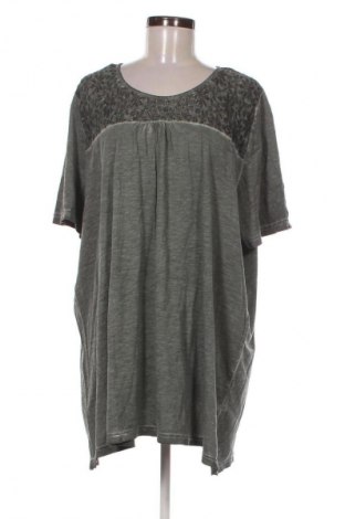 Дамска тениска Ulla Popken, Размер XXL, Цвят Зелен, Цена 24,99 лв.