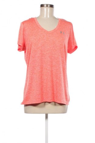 Damen T-Shirt Under Armour, Größe L, Farbe Orange, Preis 20,99 €