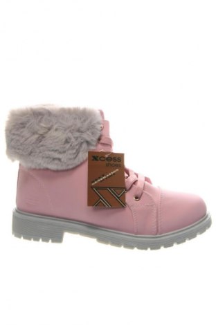 Damen Stiefeletten Xcess, Größe 40, Farbe Rosa, Preis 46,65 €