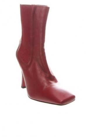 Дамски боти Zara, Размер 37, Цвят Червен, Цена 61,99 лв.