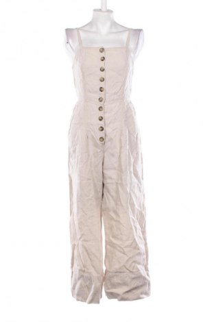 Дамски дълъг гащеризон Mango, Размер M, Цвят Екрю, Цена 41,04 лв.