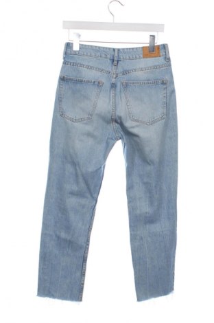 Blugi de femei Bershka, Mărime M, Culoare Albastru, Preț 77,17 Lei
