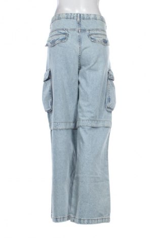 Blugi de femei Bershka, Mărime XL, Culoare Albastru, Preț 77,17 Lei