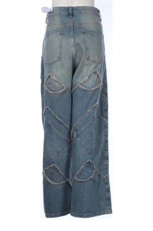 Blugi de femei Bershka, Mărime XL, Culoare Albastru, Preț 123,47 Lei