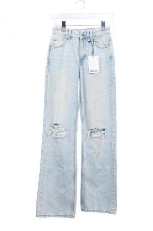 Női farmernadrág Bershka, Méret XXS, Szín Kék, Ár 9 196 Ft