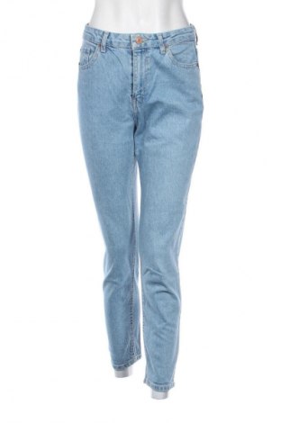 Blugi de femei Bershka, Mărime S, Culoare Albastru, Preț 77,17 Lei