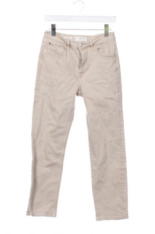 Damskie jeansy Mango, Rozmiar XS, Kolor Beżowy, Cena 71,99 zł