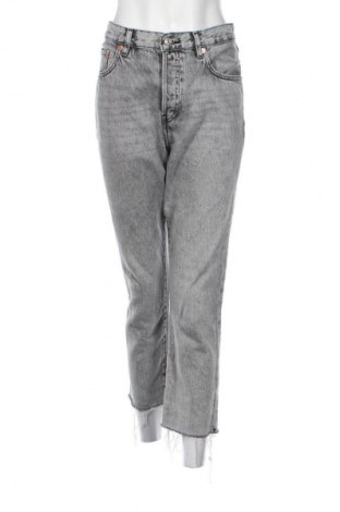Blugi de femei Mango, Mărime L, Culoare Gri, Preț 89,47 Lei