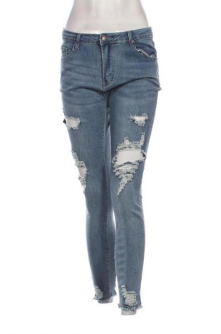 Дамски дънки SHEIN, Размер L, Цвят Син, Цена 28,99 лв.