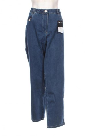 Damskie jeansy Ulla Popken, Rozmiar 3XL, Kolor Niebieski, Cena 250,99 zł