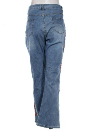Damskie jeansy Unbranded, Rozmiar XXL, Kolor Niebieski, Cena 73,99 zł