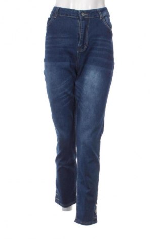 Damskie jeansy Unbranded, Rozmiar XXL, Kolor Niebieski, Cena 67,00 zł